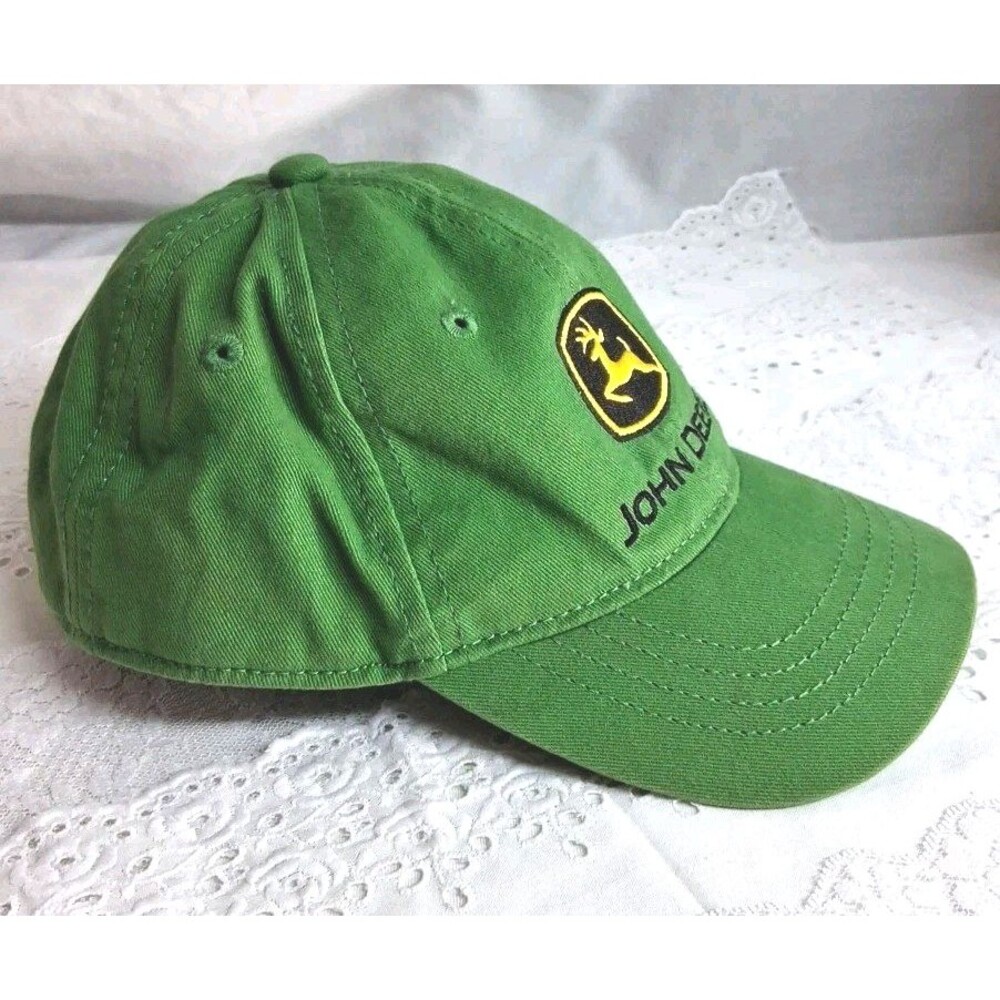 John Deere Green Adjustable Baseball Ball Cap Hat Kids Youth 1-4yrs Farm